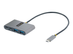 StarTech.com 4-portiline USB-C hub koos 100W tootega l&auml;biminekulaadimisega, 2x USB-A + 2x USB-C, 5Gbps, USBC hub koos 1ft (30cm) pikakaabliga, Portab