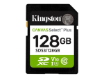 Kingston Canvas Select Plus 128GB SDXC UHS-I M&auml;lukaart, 150MB/s
