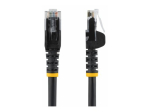 StarTech.com 50cm CAT6 kaabel - Must Snagless CAT 6 juhe - 100W RJ45 UTP 650MHz Kategooria 6 v&otilde;rukaabel UL/TIA (N6PATC50CMBK) CAT 6 Ikke afsk