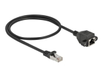 DeLOCK CAT 6a S/FTP 50cm v&otilde;rgu pikenduskaabel must