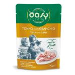 OASY More Love Tuunikala koos krabiga - m&auml;rgkassitoit - 70g