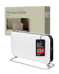 Mill k&uuml;ttekeha SG2000LED 2000 W V&otilde;imsustasemeid 3 Sobivad ruumidele kuni 5-20 m&sup2; Valge