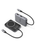 UGREEN CM896 Dokkimisjaam 7in1 USB-C kuni USB-A, HDMI, microSD/SD Magsafe &Uuml;hilduv Hoidja