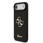Guess PU Fixed Glitter 4G Metal Logo Kaitsekaas Apple iPhone 17 Air jaoks