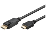 Goobay DisplayPort 1.2 to HDMI 2.0 Adapter, 4K 60Hz, 1m, Must