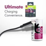 Uniross USB-C D/HR20 laetavad liitiumakud 5000mAh 2 tk