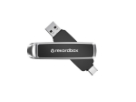 SanDisk DJ 512GB USB-A / USB-C Flash Drive Black Silver