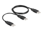 Delock USB-kaabel 70cm must