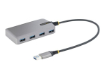 StarTech.com 4-portiline USB-hub, USB 3.0 5Gbps, l&uuml;litivooluline, USB-A 4x USB-A hubiga valikulise abitoitesisendiga, kaasaskantav laua-/s&uuml;learvuti...