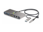 StarTech.com 2-portiline USB-C/USB-A hub koos GbE ja RS232 seeria&uuml;hendusega, 2x USB-A hub