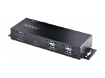 StarTech.com 7-portne t&ouml;&ouml;stuslik USB hub 10Gbps, Metall, Monteeritav, TAA