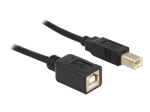 Delock 2m USB Pikenduskaabel Must