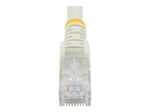 StarTech.com 50cm CAT6 kaabel - valge snagless CAT 6 juhe - 100W RJ45 UTP 650MHz Category 6 v&otilde;rgupaariside UL/TIA (N6PATC50CMWH) CAT 6 mitte eemald...
