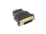 Lanberg AD-0014-BK 0.2m HDMI DVI-D (F) (24 + 5) must kaabel soost muuteadapter