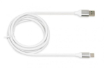 iBox IKUMTCWQC USB kaabel USB 2.0 1,5 m USB A to USB C Valge