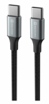 Swissten Textile II USB-C - USB-C Andme- ja Laadimiskaabel 1.5m