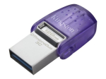 Kingston DataTraveler microDuo 3C 128GB USB 3.2 Gen 1/USB-C Stick Roheline L&auml;bipaistev