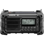 Sangean MMR-99 AM/FM Raadio d&uuml;naamoga ja p&auml;ikesepaneeliga Must