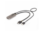 StarTech.com 30cm HDMI DisplayPort adapter, 8K 60Hz aktiivne videokonverter hall