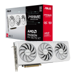 Asus Prime Radeon RX 9070 XT White OC Edition 16GB GDDR6 AMD 16 Radeon RX 9070 XT GDDR6 HDMI ports quantity 1 PCI Express 5.0