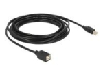 Delock 5m USB Pikenduskaabel Must