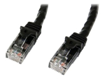 StarTech.com 5m CAT6 kaabel - Must Snagless CAT 6 juhe - 100W RJ45 UTP 650MHz Kategooria 6 v&otilde;rukaabel