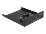 DeLOCK 3.5 USB 3.1 Gen 1 Esipaneel 1 x USB Type-C 1 x USB Type-A Salvestusruumi Portpaneel