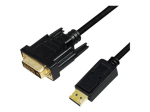 LogiLink Videoadapter Kaabel 3m Must