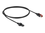 Delock Tugevdatud USB Kaabel 1m Must