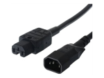 Bachmann Toitepikenduskaabel IEC 60320 C14 kuni IEC 60320 C13 must