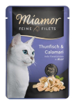 MIAMOR Feine Filets Tuna with squid - wet cat food - 100g