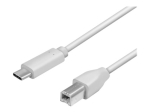 LogiLink USB 2.0 kuni USB Type-C kaabel 2m hall