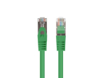 Lanberg Patchcord CAT.6 FTP 0.25M fluke passed 10-komplekt, roheline