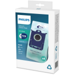 Philips s-bag tolmuimeja kotid FC8022/04 4 x tolmutaskut &Uuml;ks standard sobib k&otilde;igile Anti-allergiline filtreerimine