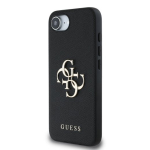 Guess PU Grained 4G Metal Logo &uuml;mbris Apple iPhone 16e jaoks