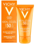 Vichy Id&eacute;al Soleil SPF50 Mattineeriv N&auml;ovedelik Kuiva Puudutusega Kaitsekreem 50ml
