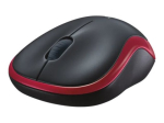 LOGITECH M185 Hiir optiline juhtmevaba 2.4 GHz USB juhtmevasta vastuv&otilde;tja punane
