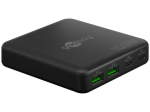 Goobay 4-portsiline USB GaN 100W PD laadija must