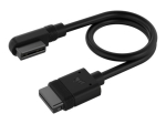 Corsair iCUE LINK 20cm Power/Data kaabel must