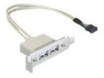 Delock USB kaabli pesa kinnitusklamber 50cm