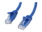 StarTech.com 5m CAT6 kaabel - Sinine Snagless CAT 6 juhe - 100W RJ45 UTP 650MHz Kategooria 6 v&otilde;rukaabel