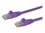 StarTech.com 10m CAT6 kaabel - lilla snagless CAT 6 juhe - 100W RJ45 UTP 650MHz Category 6 v&otilde;rgupaariside UL/TIA (N6PATC10MPL) CAT 6 mitte-ekraanitud
