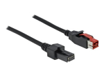 Delock Tugevdatud USB Kaabel 2m Must