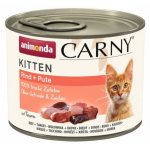 ANIMONDA Carny Kitten Veiseliha kalkuniga - m&auml;rgkassitoit - 200g