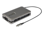 StarTech.com USB C mitmeportine adapter, USB C to 4K 60Hz HDMI 2.0, 2-port 10Gbps USB Hub, 100W toite&uuml;lekanne l&auml;bi, GbE, SD/MicroSD, USB t&uuml;&uuml;p