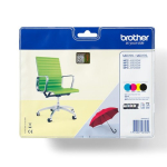 Brother LC229XL V&auml;&auml;rtuspakett Must Kollane Sinine Magenta Tint LC229XLVALBP