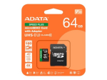 ADATA 64GB 160MB/s SPEED PLUS SDXC UHS-I m&auml;lukaart