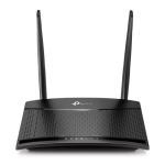 TP-Link TL-MR100 4G &Uuml;hebandi Juhtmevaba Ruuter Kiire Ethernet Must