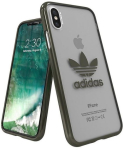 Adidas Clear Case silikoonkott Apple iPhone X / XS jaoks l&auml;bipaistev - must (EU blister)