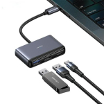 Usams 5in1 adapter USB 2.0 / USB 3.0 / USB-C / TF / SD / hub